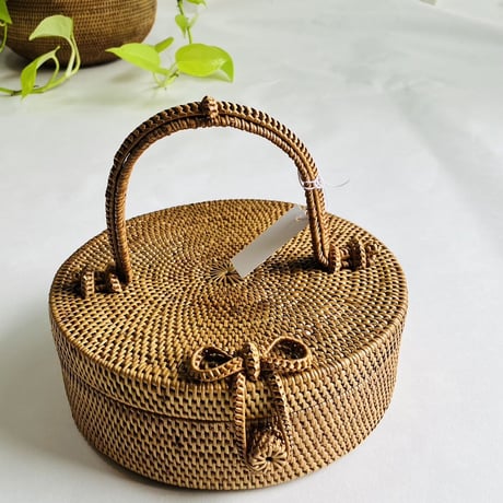 1段かごバスケット（アタ製品）筒形