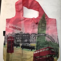 エコバック　ロンドン柄