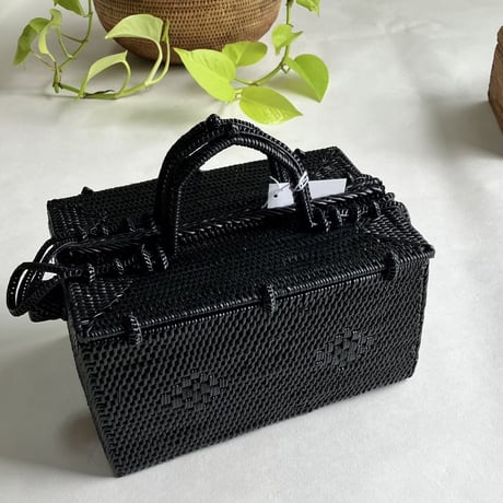 小物入れバスケット　ブラック（S）