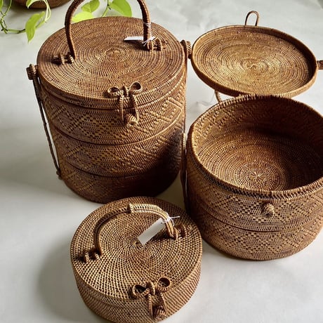 1段かごバスケット（アタ製品）筒形