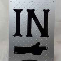 IN看板　大　右　カラー：シルバー＆ブラック