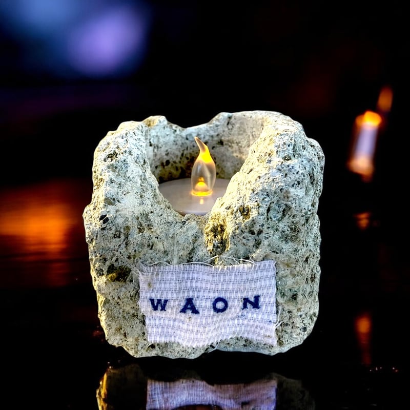 大谷石 キャンドルライト | GIFT SELECT SHOP 和音