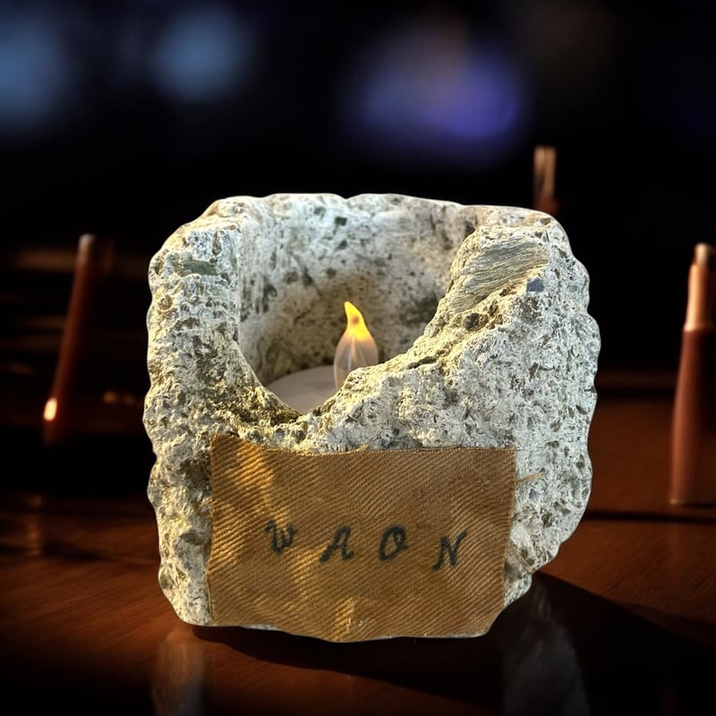大谷石 キャンドルライト | GIFT SELECT SHOP 和音