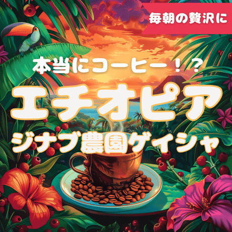 エチオピアジナブ農園ゲイシャナチュラル