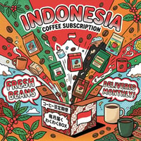 コーヒー豆の定期便（インドネシアマンデリン400g)