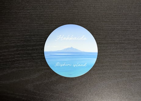 北海道風景ステッカー　利尻島