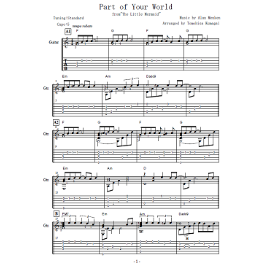 実写版 リトルマーメイド 楽譜 楽譜】< ディズニーピアノ > まだ見ぬ世界へ リトル・マーメイド