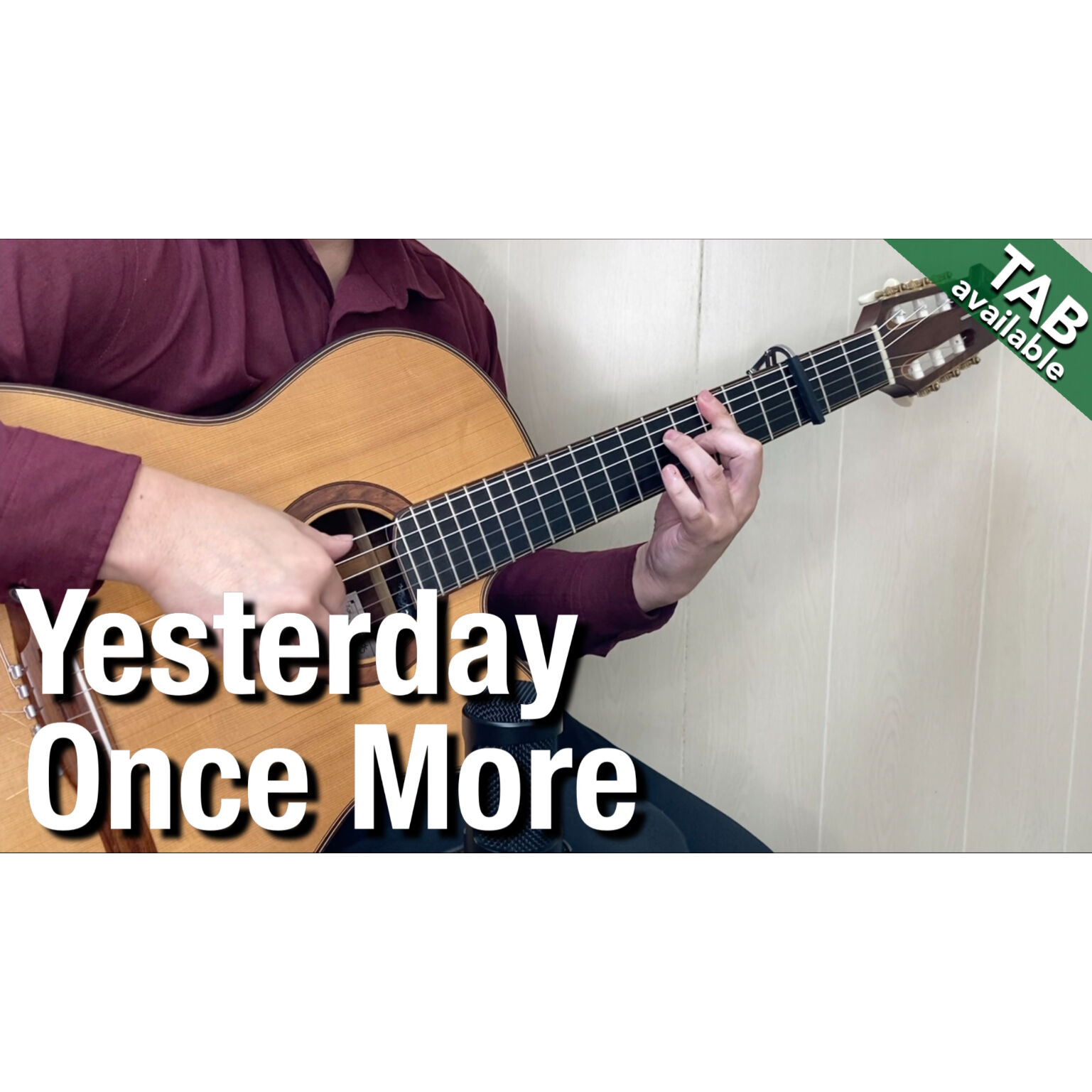 Yesterday Once More-カーペンターズ [Level B]（ソロギター楽譜）