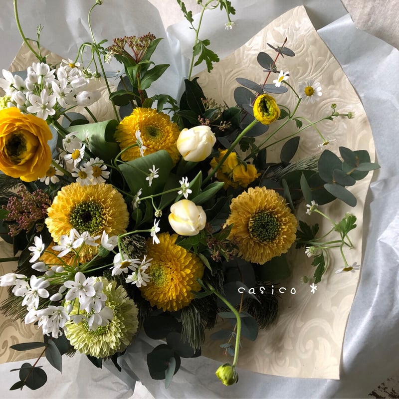 宅配でのお届けフラワーアレンジメント🧺＊*5000yen | casico STORE