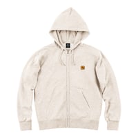 MONTANA LOGO SWEAT ZIP HOODIE (OATMEAL)