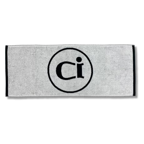 ORIGINAL LOGO JACQUARD TOWEL (BLACK)