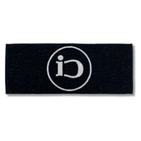 ORIGINAL LOGO JACQUARD TOWEL (BLACK)