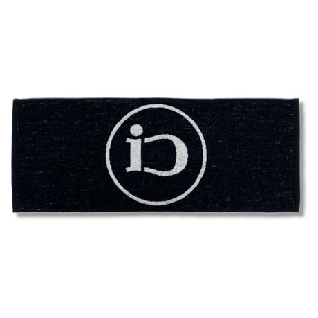 ORIGINAL LOGO JACQUARD TOWEL (BLACK)
