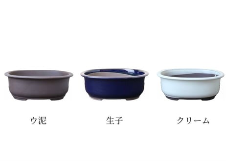 【5色から選んで下さい】7.5号 小判エン付鉢