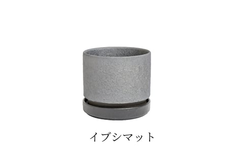 【3色から選んで下さい】丸筒型 受皿付 4号