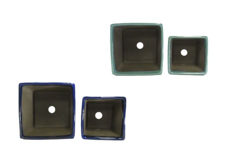 【6色から選んで下さい】正角小鉢 4号3号セット