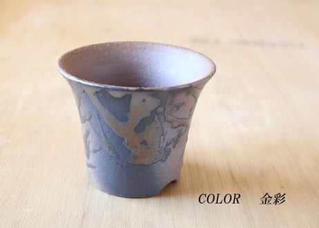 【8色から選んで下さい】ラッパ鉢 3.5号