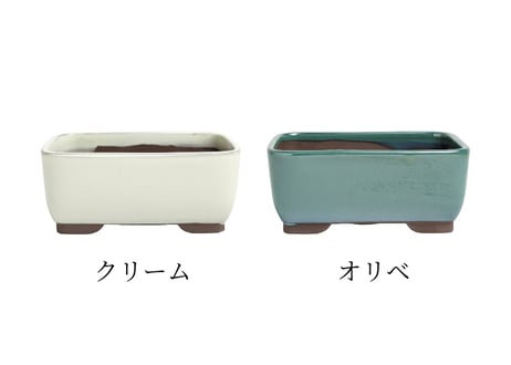 【8色から選んで下さい】4.5号 ナデ角鉢