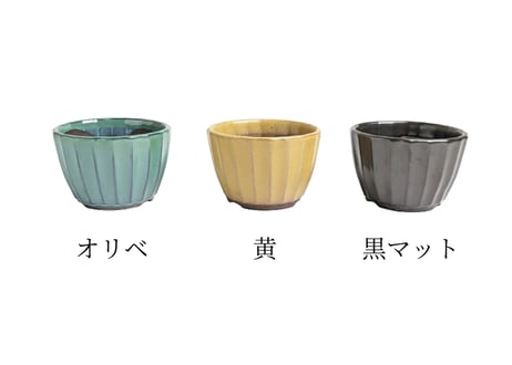 【6色から選んで下さい】菊型小鉢 3号