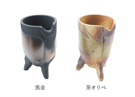 【2色から選んで下さい】3号 縁曲げ手造り鉢
