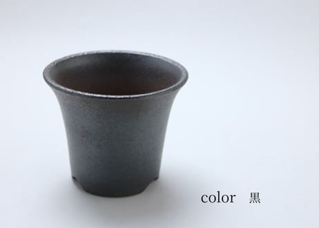 【8色から選んで下さい】ラッパ鉢 3.5号