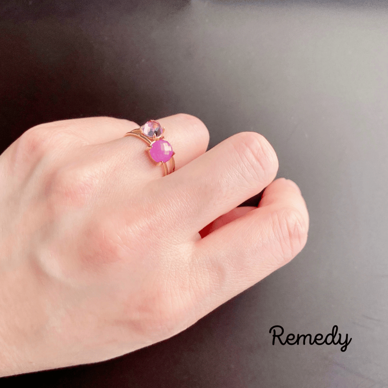 新品 天然 ピンクサファイア 指輪 リング アクセサリー 9月 誕生石