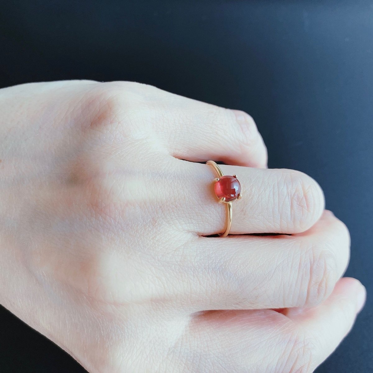 f様 オパール ガーネット リング 18号 fit=scale-down,w=1200