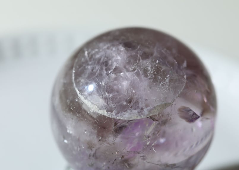 アカシックレコード】虹入りトリコロール 水晶 スフィア | Y.S.Y24