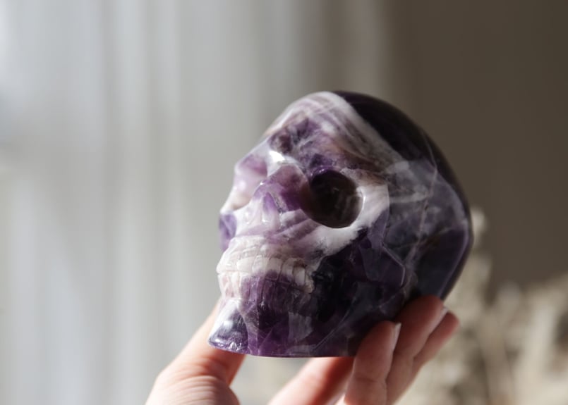 ドリームアメジスト♡握り石♡ お財布に♡No2203 1df39a284e574e78acdee6a545a564