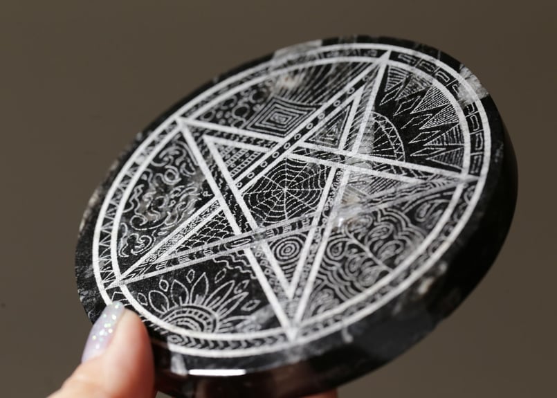 化石 オルソセラス(チョッカクガイ) プレート】検:古代石イカ原石原子