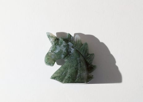 【6周年ユニコーン祭り🦄】【悟りのシッディ入り】細胞活性化モスアゲート ユニコーン