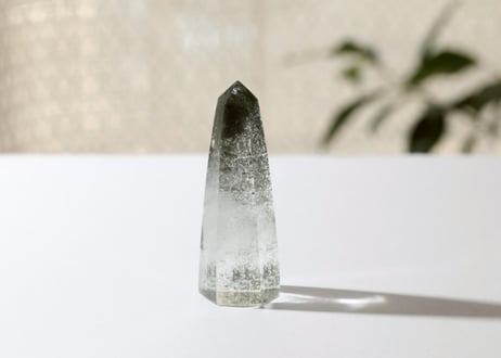 【CHAOSCLEARING カオス解消（自分を超えて成長する）シジル封入 オリジナルカード付き❣️】クローライト入り ガネッシュヒマール産水晶 ポイント ※イベントクーポン使用不可