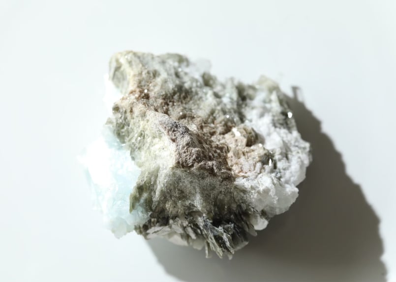 アクアマリン とマイカ  原石☆ 宇宙意識と接続する】技入り❣️ アクアマリン＆マイカ 原石 【人魚の