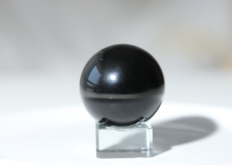 奇跡の瞳】レインボーオブシディアン スフィア | Y.S.Y24