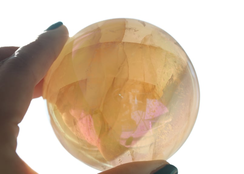 ゴージャスな女神】エンジェルオーラ ゴールデンヒーラー スフィア (金