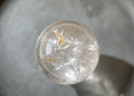 【心から願う】虹入り クリアクォーツ スフィア
