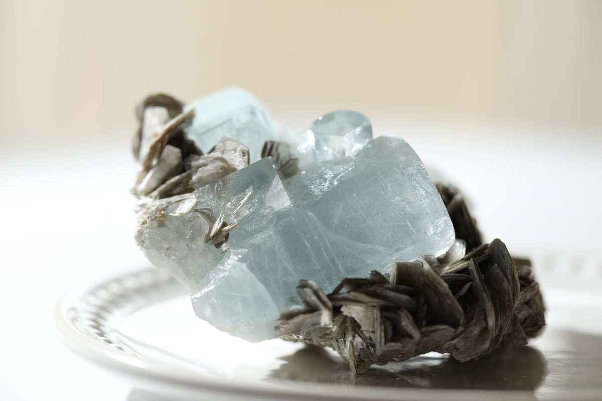 パキスタン産 アクアマリン withマイカ | Y.S.Y24