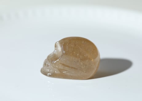 【奇跡を呼ぶ】ルチルクォーツ スカル