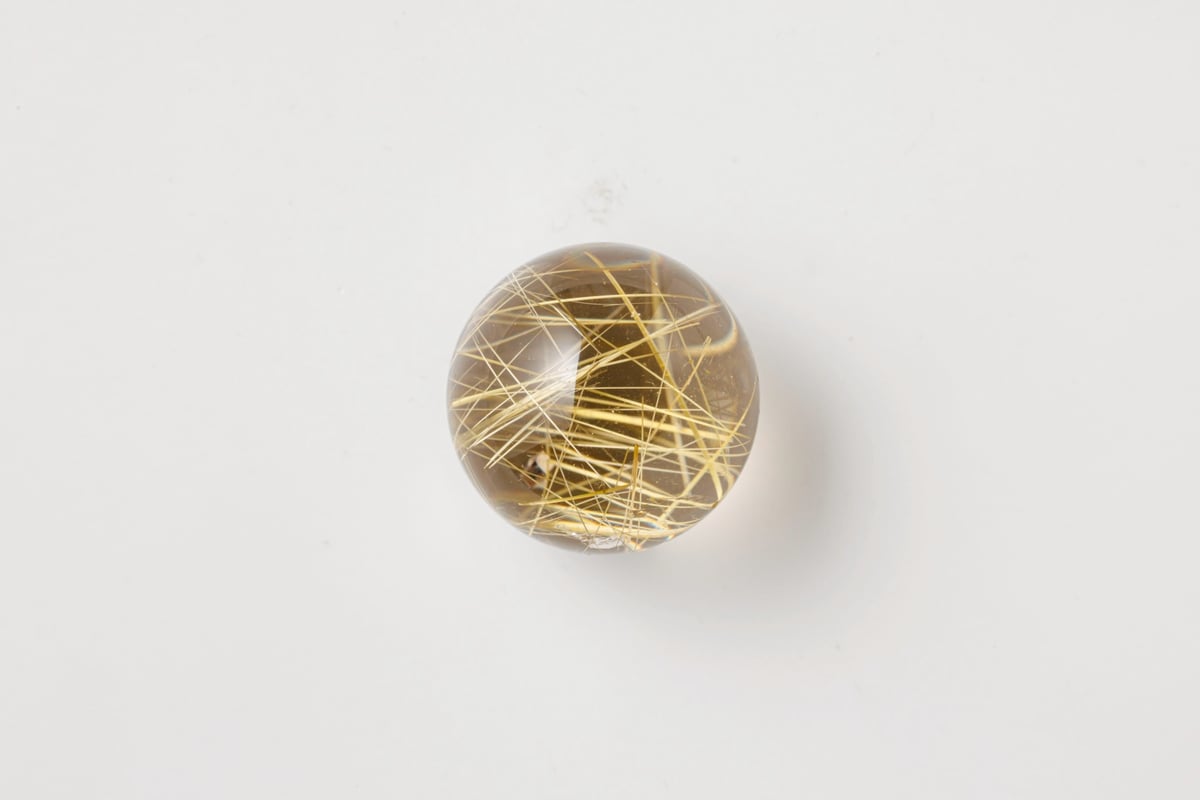 技封入❣️【時給一億】ゴールドルチルクォーツ スフィア ※イベント