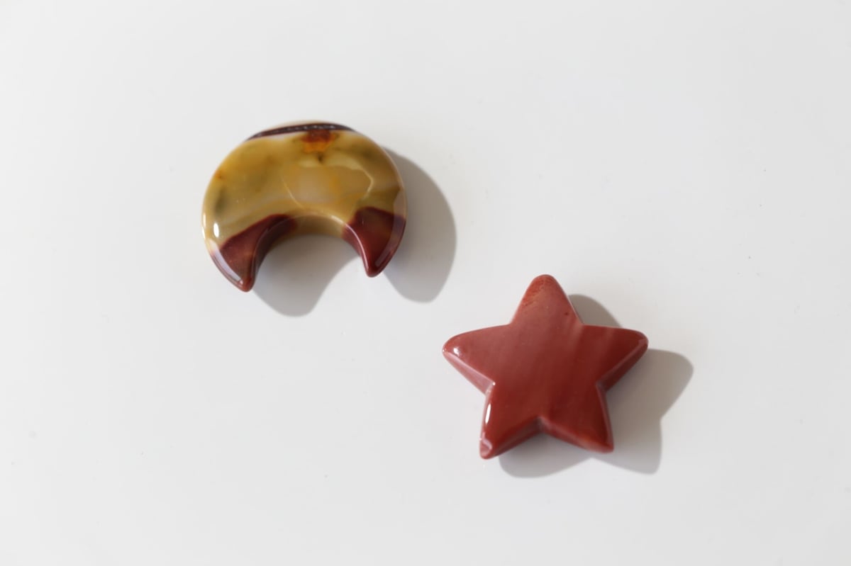 徳を積む】ムーカイトジャスパー 月と星 | Y.S.Y24