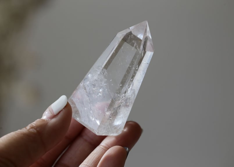 【トカンティンス】水晶　クリアクォーツ トカンティンス産 クリアクォーツ ポイント 【透明な海】 | Y.S.Y24