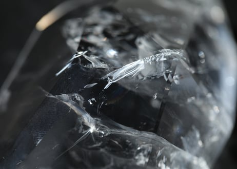 【叡智の結晶】虹入り レムリアンクォーツ 磨き