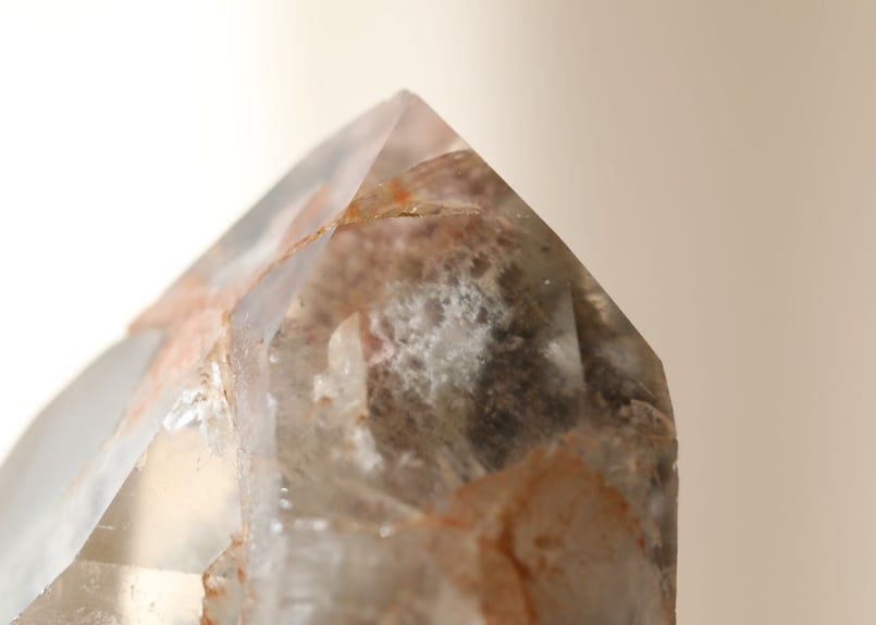 春の便り】ホワイトガーデンクォーツ 原石ポイント | Y.S.Y24