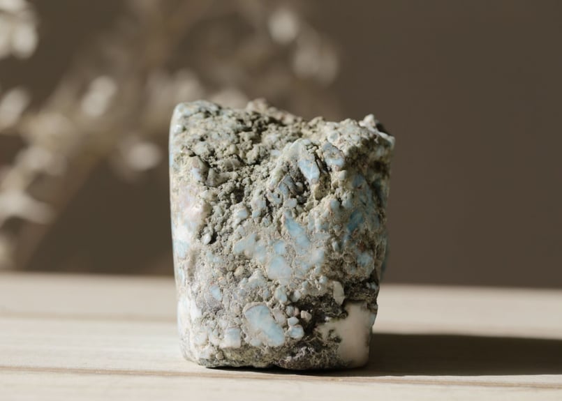 ドミニカ共和国産 ラリマー スカル 【ひょうきんな大賢者】 | Y.S.Y24