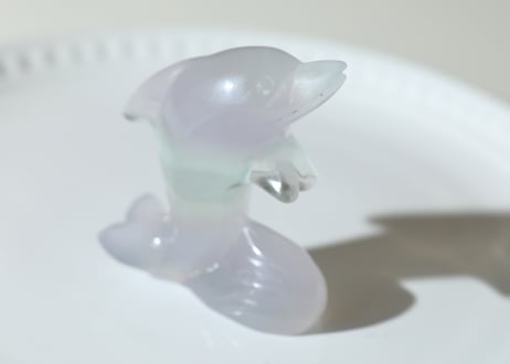 【神秘のスピリットガイド】ラベンダーフローライト  イルカ