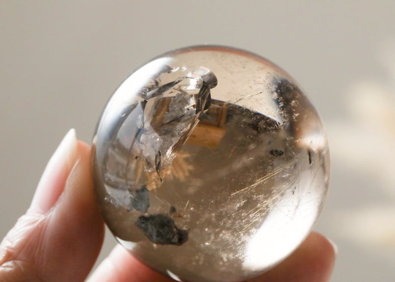 超レア パイライトインルチルクオーツ スフィア 超レア パイライトインルチルクオーツ スフィア 超レア パイライトイン