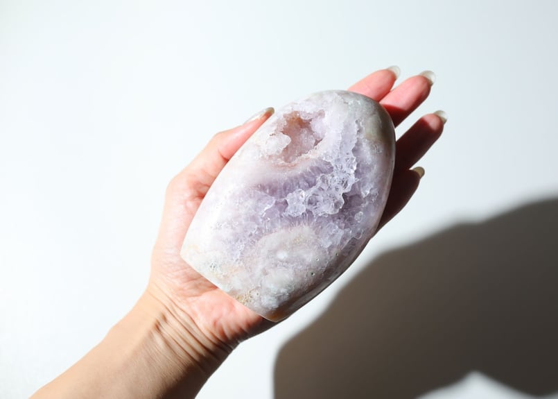 精霊の気配】ドゥルジーピンクアメジスト＆チェリーブロッサムアゲート