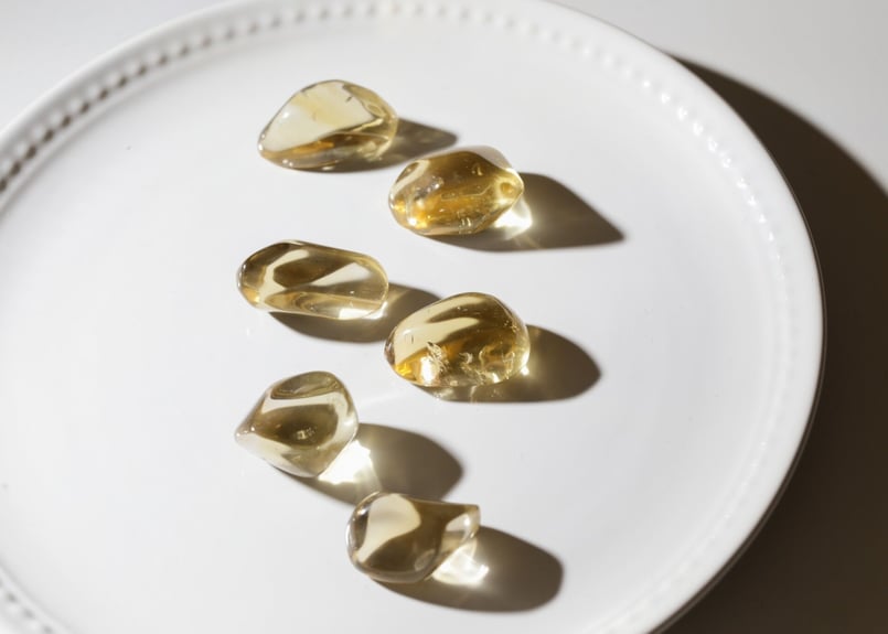 非加熱シトリン タンブル（6個セット）【ナチュラルエナジー】 | Y.S.Y24