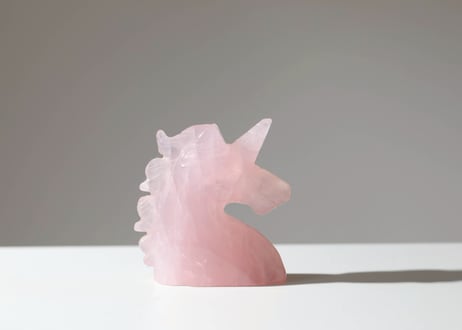 【6周年ユニコーン祭り🦄】新鮮な愛のローズクォーツ ユニコーン