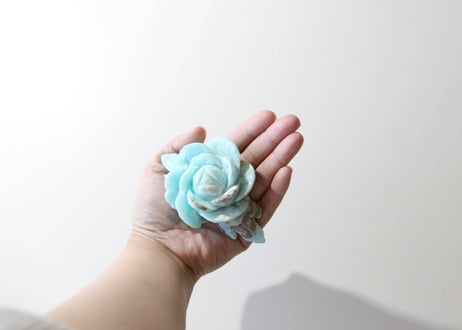 葉月ゆうによる技封入❣️【超越した幸運/良いカルマ/フロー】ヘミモルファイトの椿 ※イベントクーポン使用不可